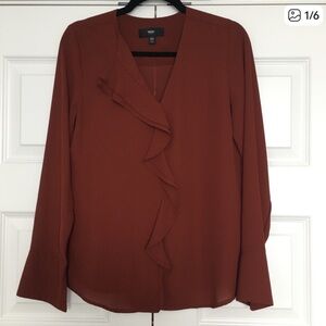 Mossimo Supply Co. Rust Blouse